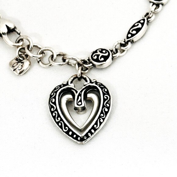 Brighton Ellington Silver Tone Heart Bracelet - Picture 5 of 11